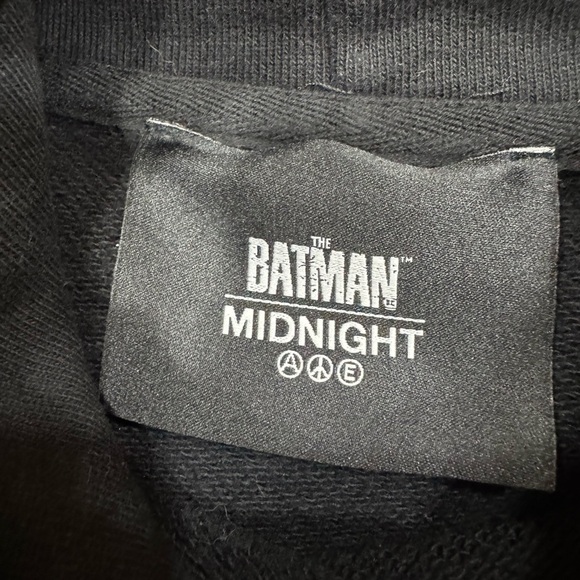 Batman X Midnight Studios Midnight Art DEPT Black Hoodie Oversized Cotton L/XL - Picture 8 of 14